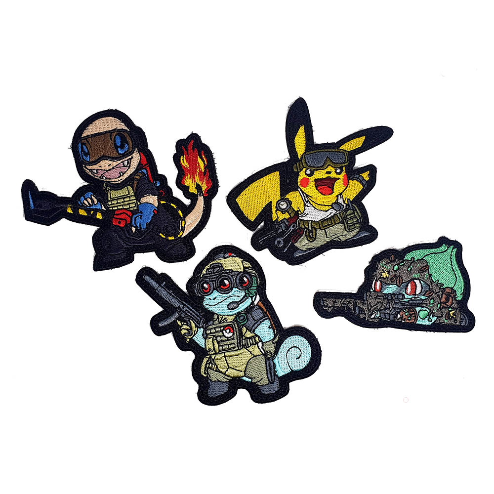 Pokemon Embroidered Patch Set (4) – Just For Patches